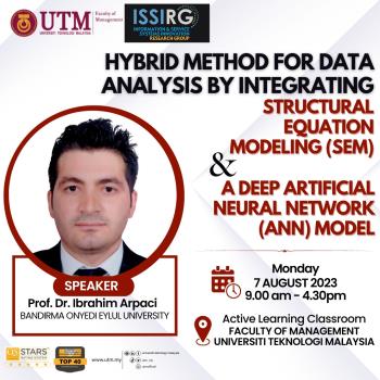 Yazılım Mühendisliği Bölüm Başkanı Prof. Dr. İbrahim ARPACI tarafından Universiti Teknologi Malaysia (UTM)' de Çalıştay Düzenlendi