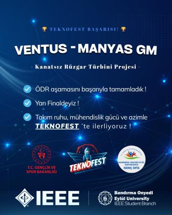 Bandırma Onyedi Eylül Üniversitesi IEEE Öğrenci Topluluğu, TEKNOFEST 2025 Yarı Finalinde!
