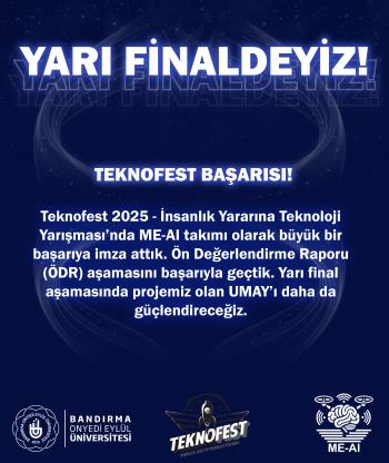 Umay – Yapay Zeka Destekli Afet Arama Kurtarma Drone Sistemi Projesi TEKNOFEST 2025 Finalinde!
