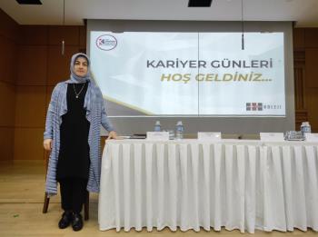 Our department's faculty member, Dr. Rabia Tintin, met with high school students in Çanakkale at the Career Days Event.